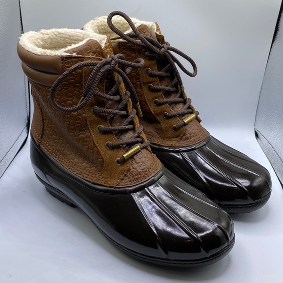 MICHAEL Michael Kors Shoes - Michael Michael Kors Easton Lace-up Duck Boot Size 10